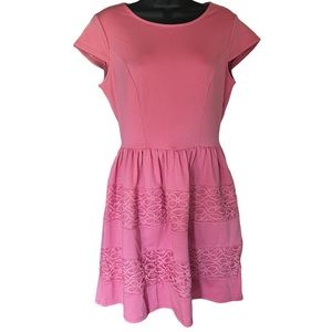Lauren Conrad pink dress cap sleeve size 6